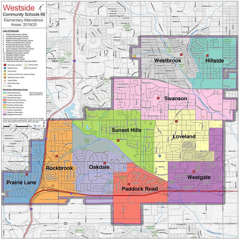 Elementary Attendance Map